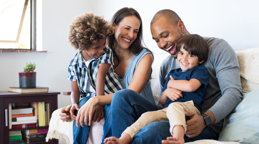 Family smiles because they enjoy the benefits of a family dentist at Wagner & Langston Family Dentistry