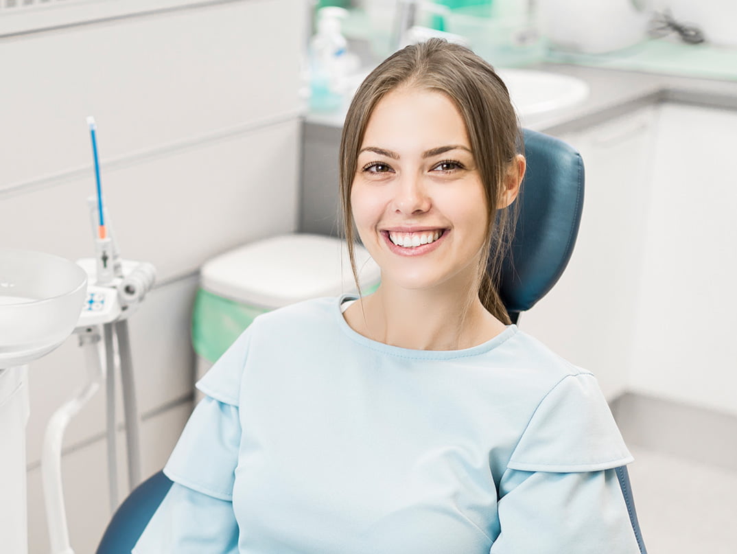 woman at the dentist