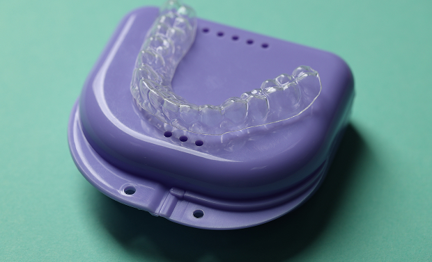 SimplyClear aligners in a case
